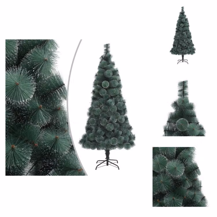 vidaXL Albero di Natale artificiale con supporto Verde 210cm PET - Alberi di Natale