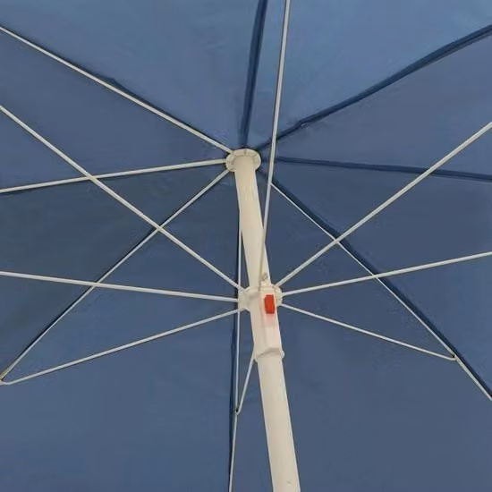 Parasole da Spiaggia Blu - 300 cm - Protezione UV - Resistente al Vento e Duraturo - Per Spiaggia, Giardino e Terrazza