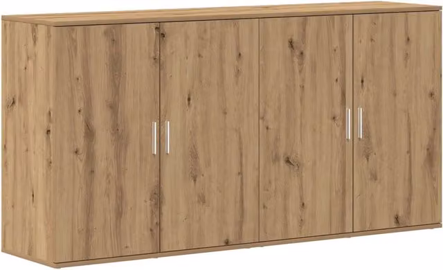 Credenza 2 pz | Madia | Buffet da pranzo | Armadio da pranzo Rovere artigianale 79 x 38 x 80 cm