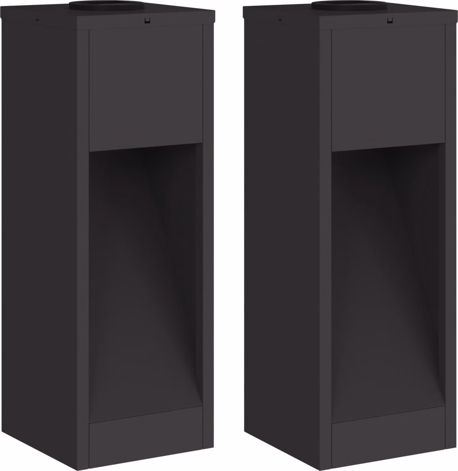 Lucina LED Solare da Percorso 2 pcs Nero