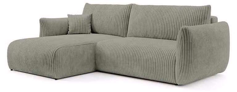 Divano angolare con funzione letto, modello Alloro, lato sinistro, marca Steinweiser