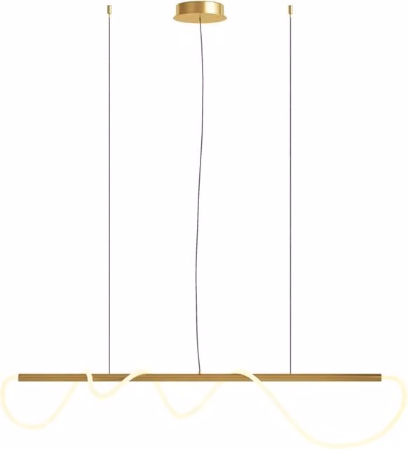 Lampada sospensione Maytoni Tau oro LED 30W 3000K