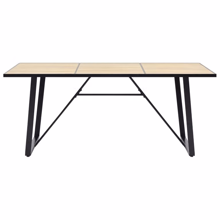 Tavolo da pranzo colore rovere 200x100x75 cm MDF