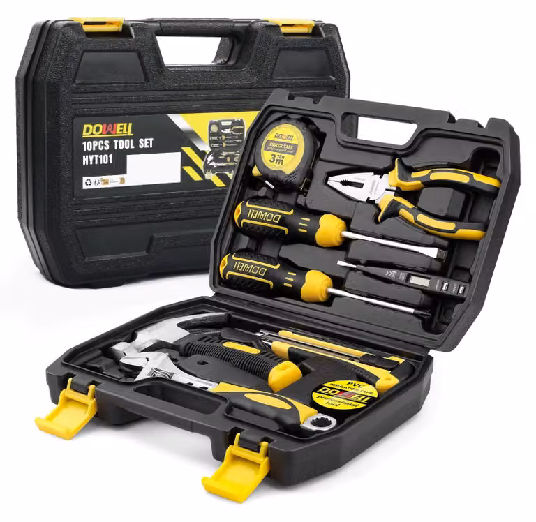 10 set di piccoli utensili, mini kit di utensili portatili