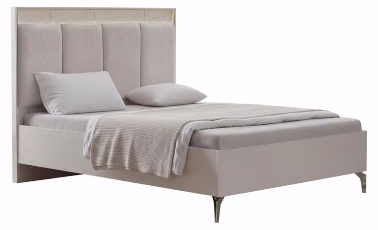 Letto elegante dal design moderno, per un comfort di riposo ottimale