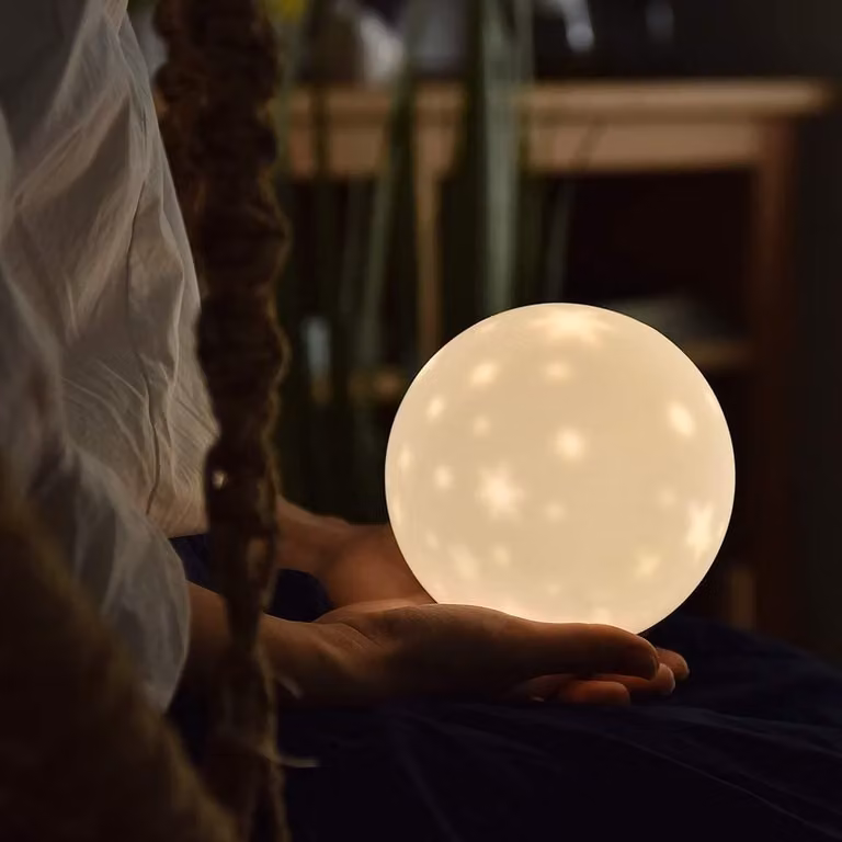 Lampada da scrivania LED WILIT per bambini, lampada da scrivania con cambio di colore, lampada da comodino per bambini e bambine, lampada da comodino touch dimmerabile con 3 livelli di luminosità, bianco