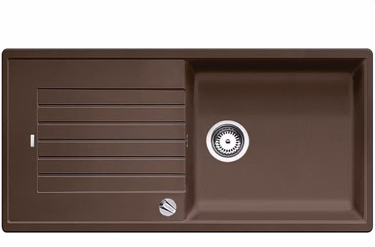 Blanco Zia XL 6 - Lavello in silgranito, 1000x500 mm, con comando di scarico, caffè 517567