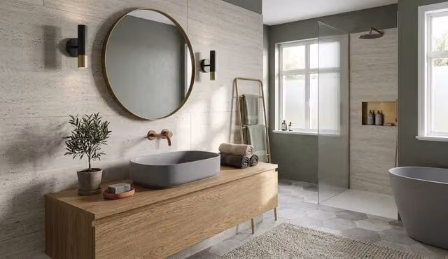 Lavabo ovale da appoggio senza troppo pieno in ceramica senza foro rubinetto - Grigio Pietra Opaco
