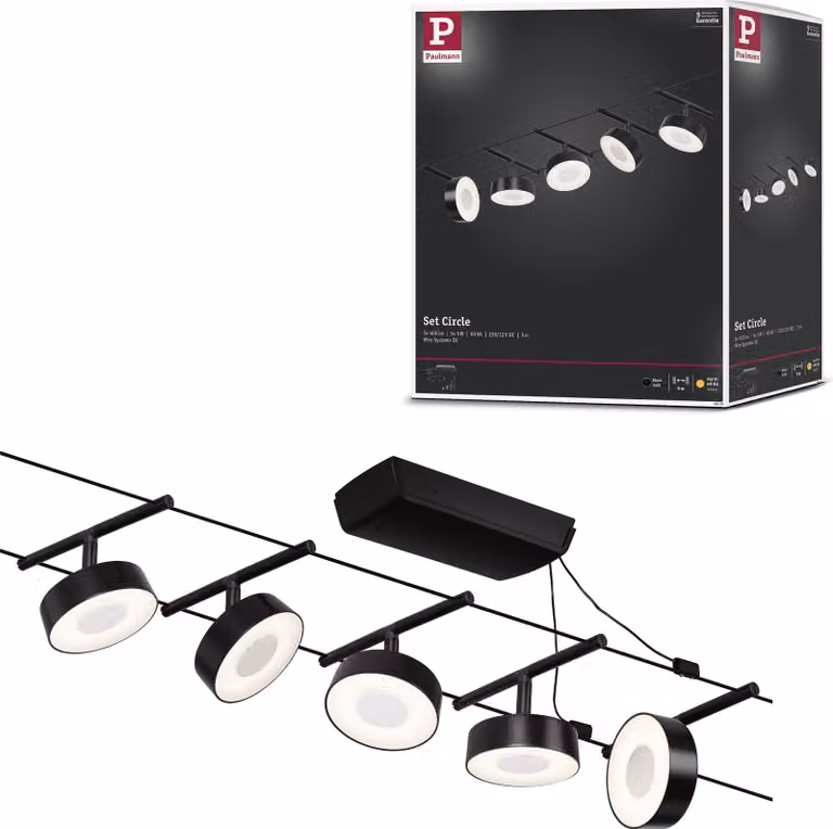 Sistema di cavi LED Paulmann CorDuo Set base Circle