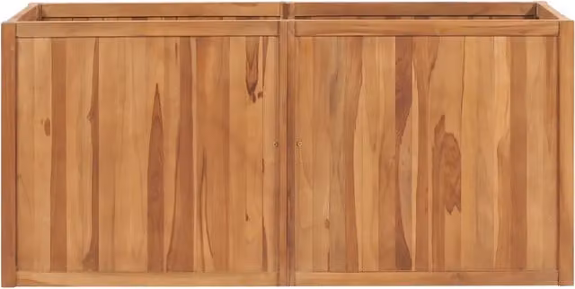 Fioriere | Cassetta per fiori | Letto Rialzato 150x50x70 cm in Legno Massello di Teak