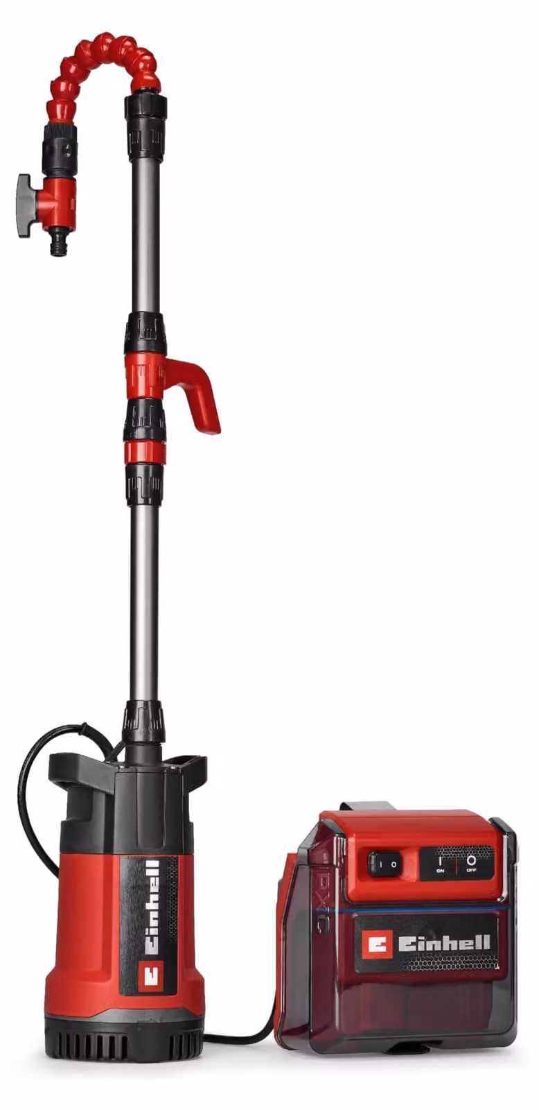 Pompa da giardino a batteria da 36 V – GE-PP 36 RB-A Li-Solo – 4.500 l/h – pressione 3 bar – Twin-Pack Power X-Change