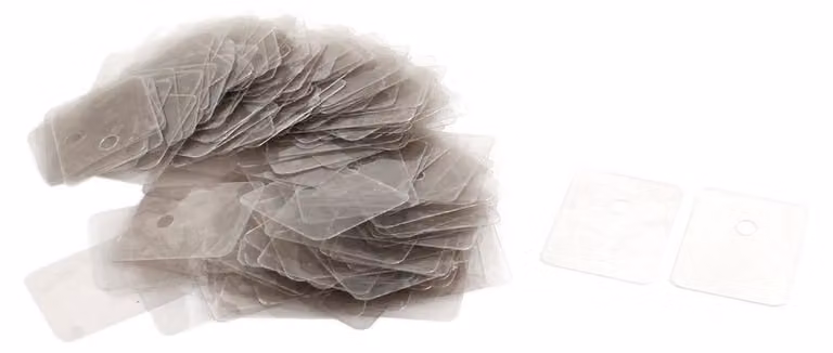 Piastra isolante in mica, dimensioni 20x25x0,09 mm, confezione da 200 pezzi, ricambio