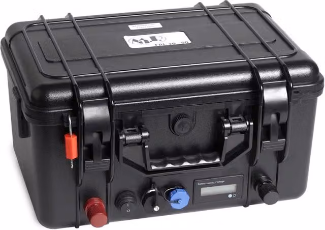 Batteria agli ioni di litio FPL 36-50 a valigetta 36V 50 Ah colore nero con Bluetooth – 1
