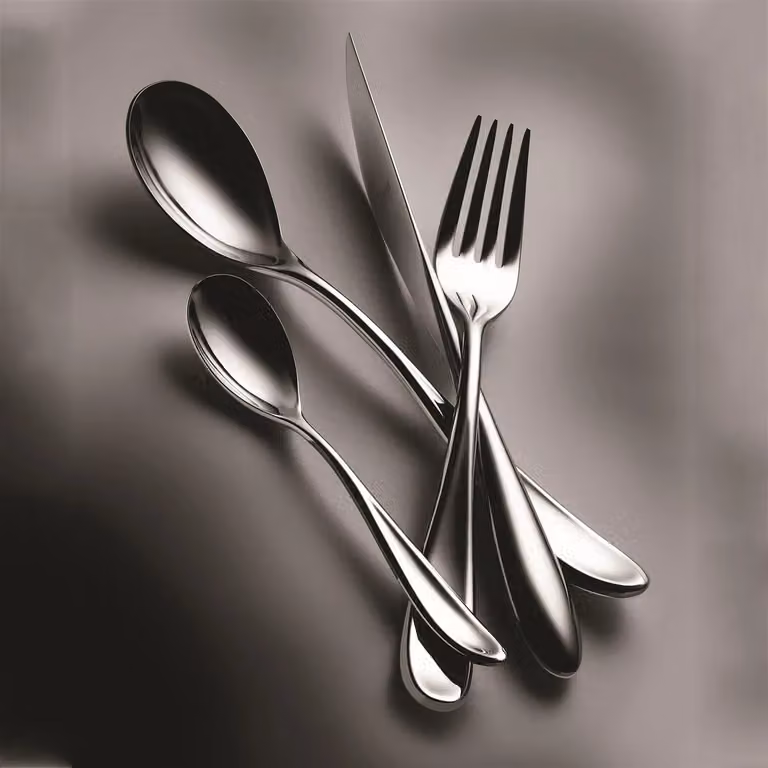Servizio posate in acciaio inox linea Forma 24 pezzi