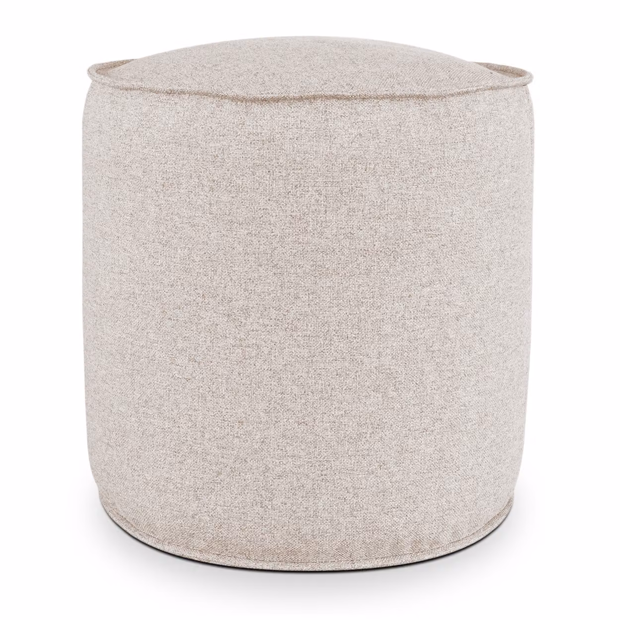 Pouf Rotondo da Interno & Esterno Piuma M Beige