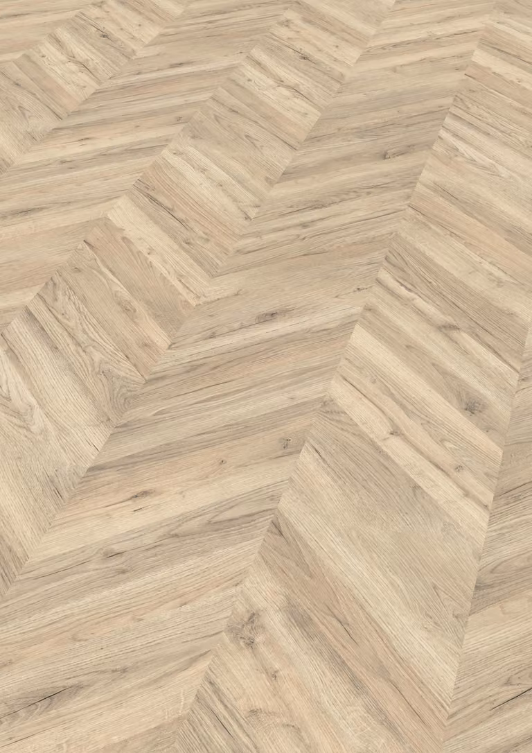 EGGER NatureSense* Laminato EL202F, finitura "Rillington Eiche" (rovere chiaro), dimensioni 1292x327x8 mm