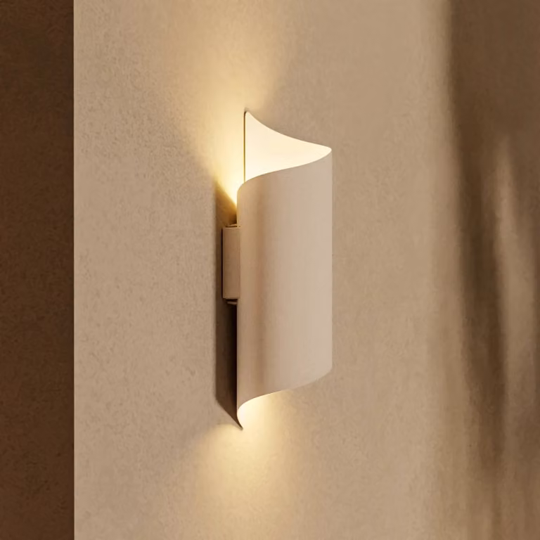 EGLO Applique da esterni Montarello, Bianco / Opale, Metallo, Moderno, Applique da esterni