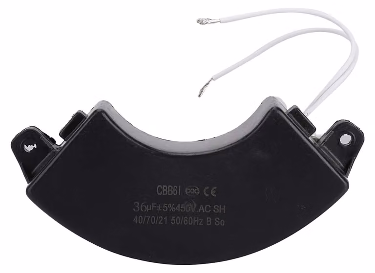 Condensatore per generatore a benzina, capacità 36uf, frequenza 50/60Hz