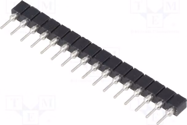 1x Zoccolo: SIP, piedini: 16, tecnologia Through-Hole (THT) 2,54mm, piedini cilindrici, connettori a contatto, modello 1-1814655-1, tipo DIP