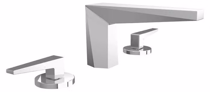 CASA39 Cristina Fractal Rubinetto lavabo 3 fori CRIFT20551