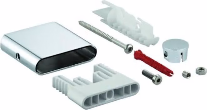 Supporto per asta doccia per Rainshower SmartActive cromo cromo