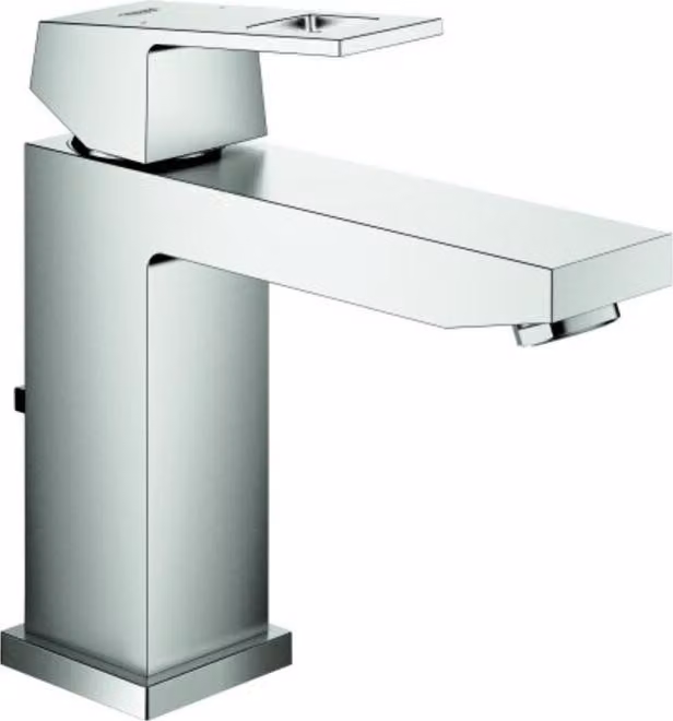 Grohe Eurocube Mitigeur monocommandé pour lavabo, M-Size, vidage à tirette, saillie 133mm, 23445DC0, 23445DC0