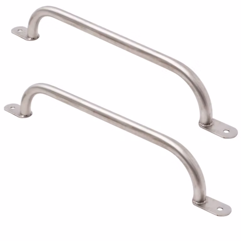 TRIBECCO prese per arrampicata per parchi giochi, strutture per arrampicata, letti alti e pareti da arrampicata indoor (550 mm acciaio inox, 2 pezzi)