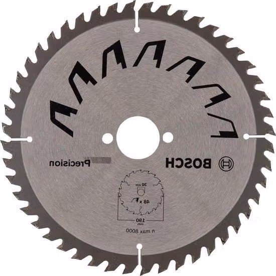 Lama circolare affilata di precisione - Ø 190 x 25/15 x 30 mm - 48 denti - ATB - Legno.