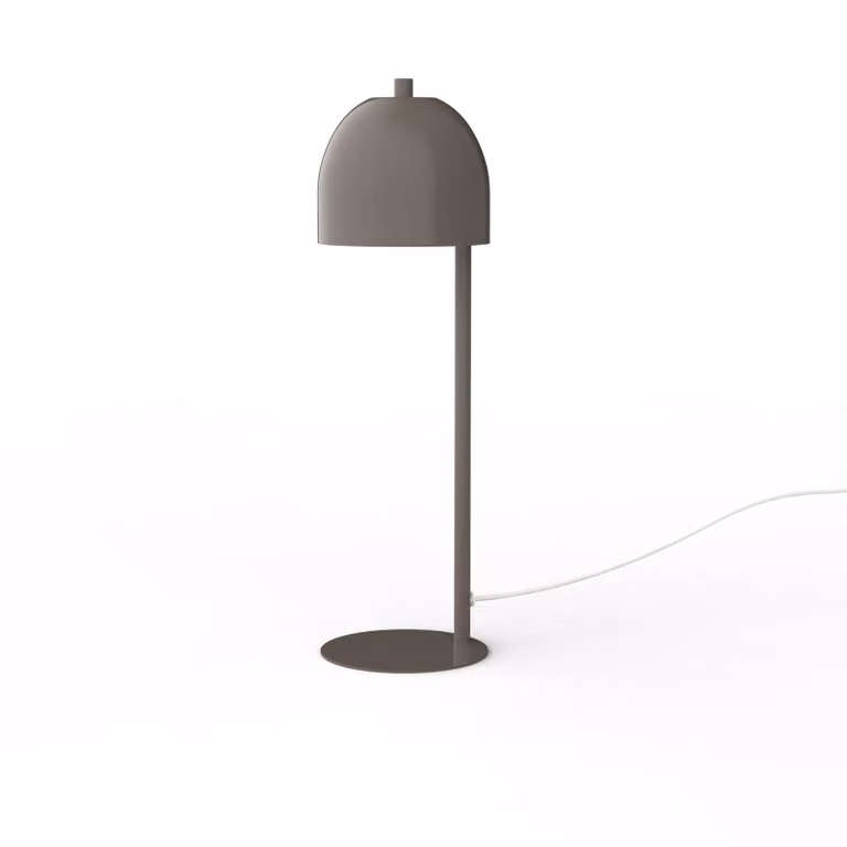 Lampada Da Tavolo Campanella Monocolore Lucida