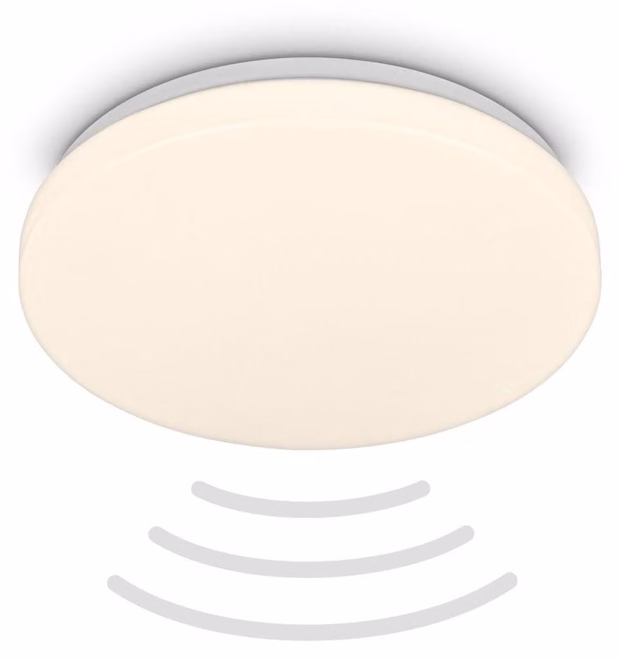 Lampada da soffitto a LED con sensore di movimento IP54 Lampada da bagno a LED Lampada da bagno Bianco caldo
