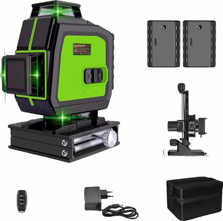 Livella laser, 16 linee, 2 modalità di lavoro, impermeabile IP54, ME16C2