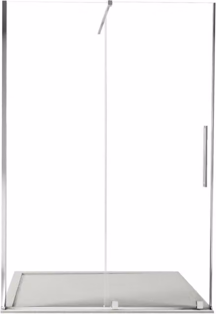 Porta Parete Doccia 140 cm 1 anta Scorrevoli senza Profili in Cristallo trasparente 8mm H200 Bonussi Uriel