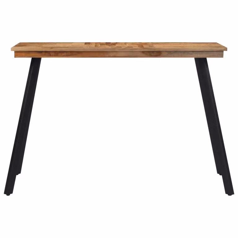 vidaXL Tavolo da pranzo 120x62x76 cm in legno massiccio teak