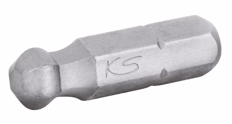 KS TOOLS 1/4" bit esagonale 25 mm testa sferica 7/64" - 911.4651