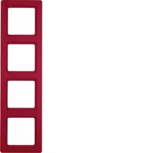Berker 10146062 Cornice rossa in velluto con Berker Q.1
