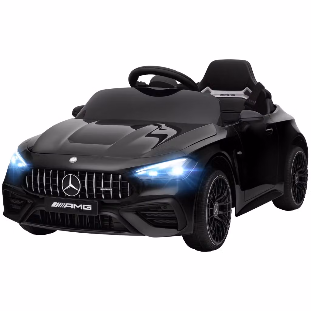 Auto Elettrica Mercedes Minimal per Bambini con Batteria Ricaricabile, Colore Nero – 2