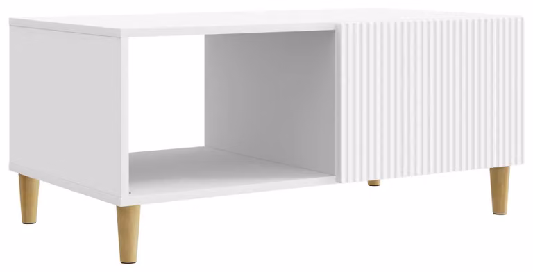 Tavolino da salotto Bianco 90 x 50 x 40 cm Legno ingegnerizzato