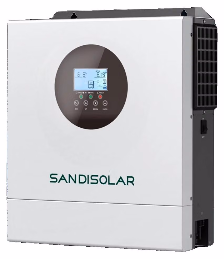 Inverter ibrido solare, onda sinusoidale pura, supporto per diverse tensioni, modello SD-4.2KW-24V-WIFI, 230V