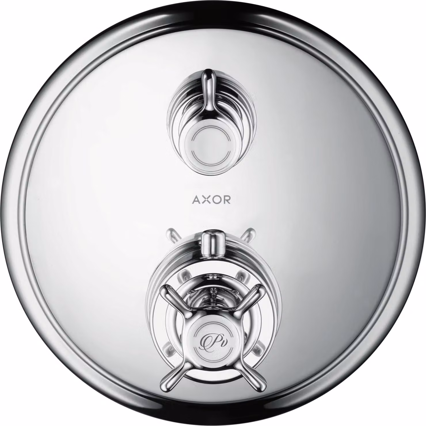 hansgrohe AXOR Thermostat Montreux encastré avec vanne d'arrêt ou vanne de commutation, 16820000, 16820000
