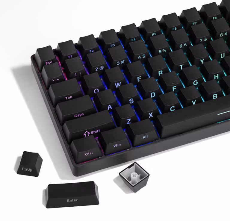 Tasti per tastiera in PBT, 136 tasti, layout ANSI americano, profilo OEM