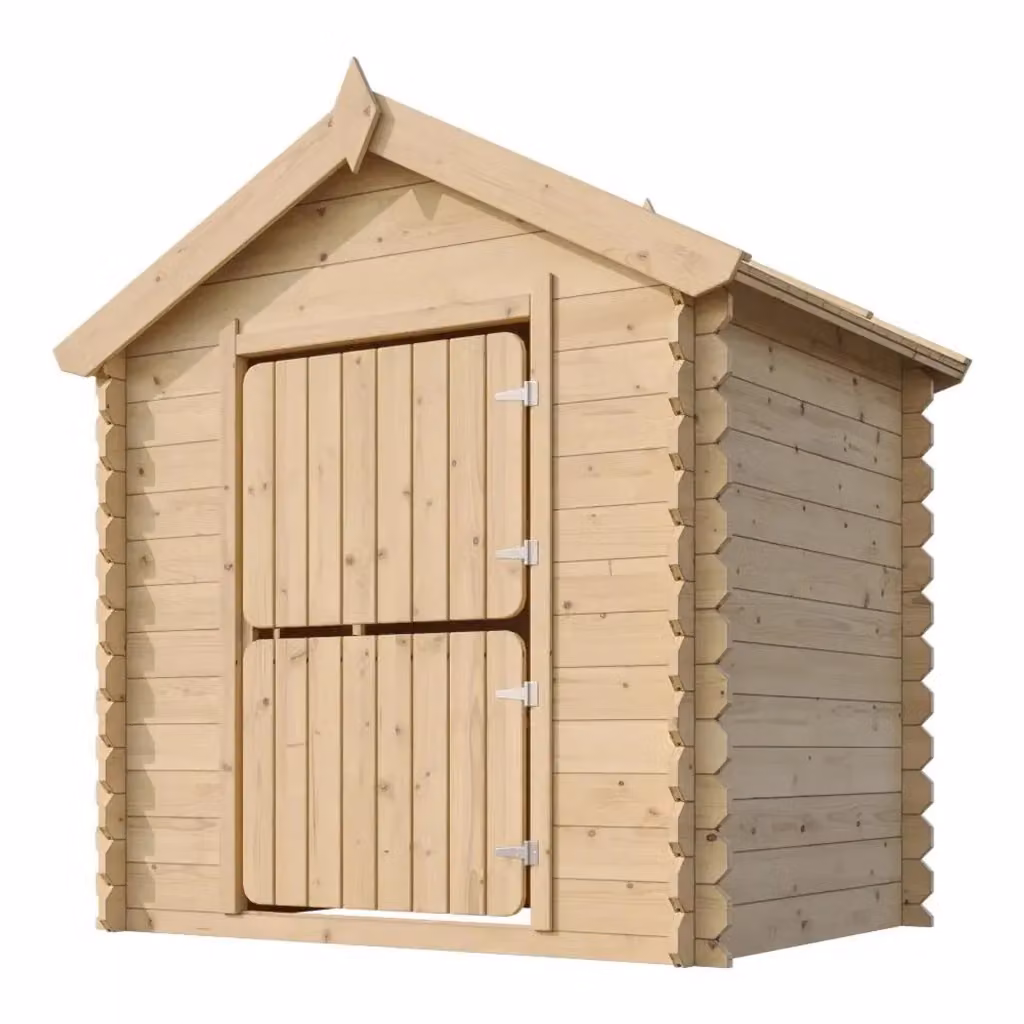 Casetta in legno per bambini Timbela beige L: 112 cm, P: 146 cm, H: 145 cm – 2