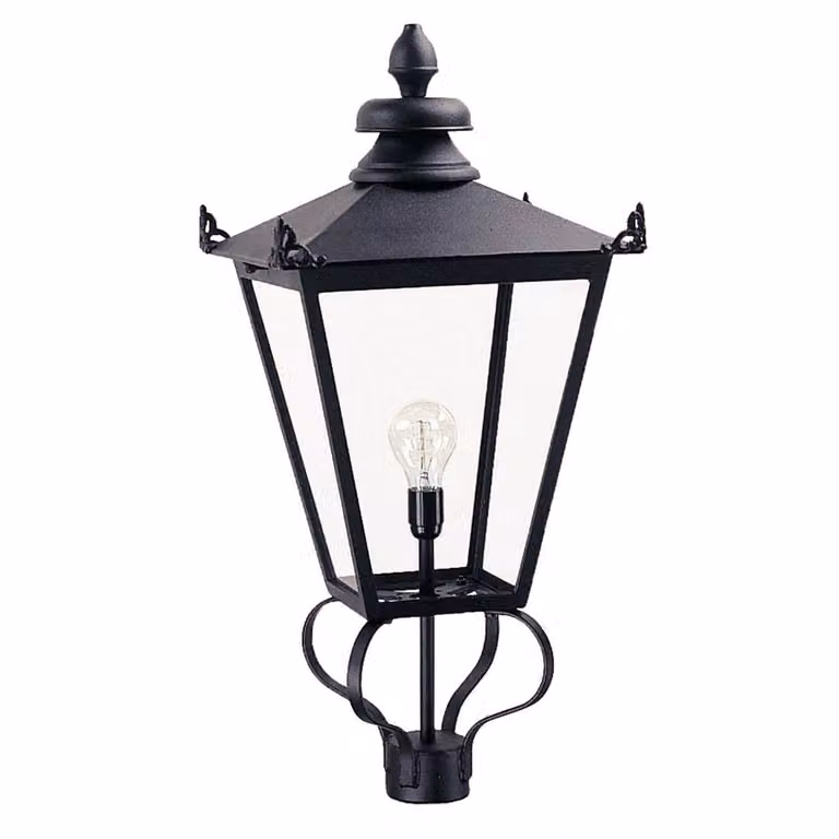 Testa di lampada retrò nera E27 60W Wilmslow Elstead