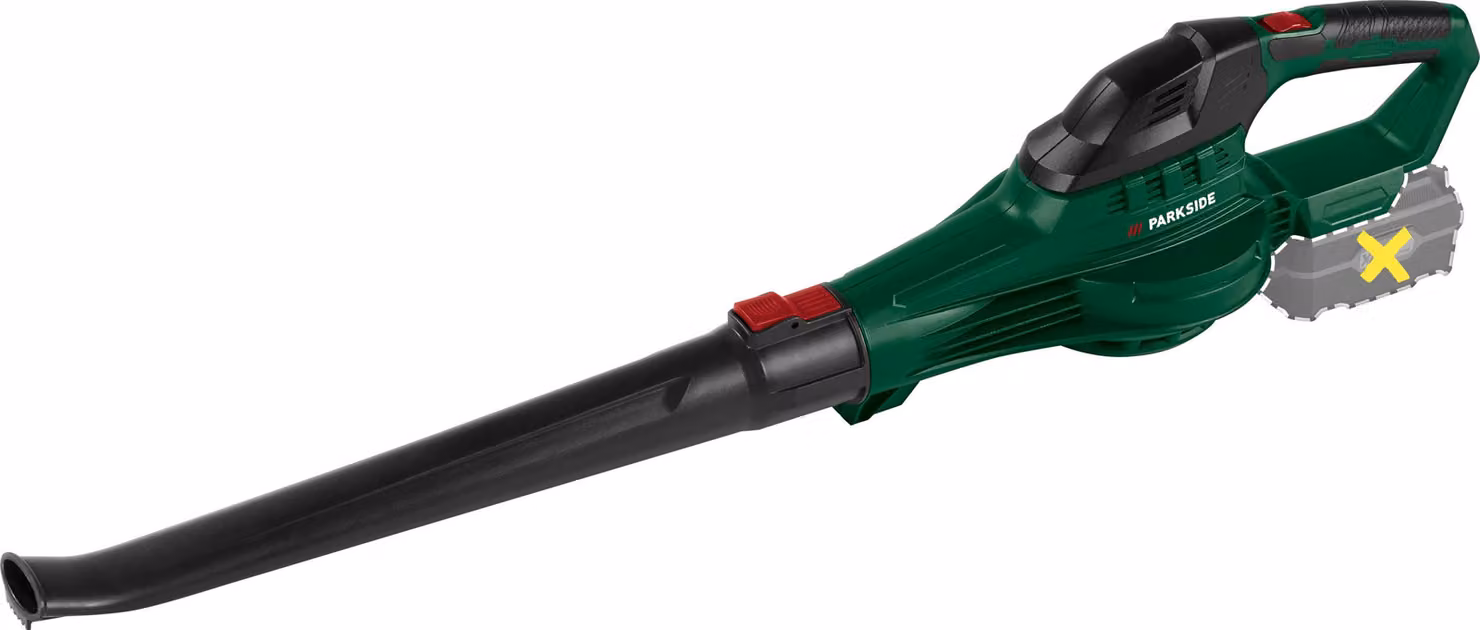 PARKSIDE® Soffiatore a batteria da 20 V «PLBA 20-Li C4», senza batteria e caricabatterie