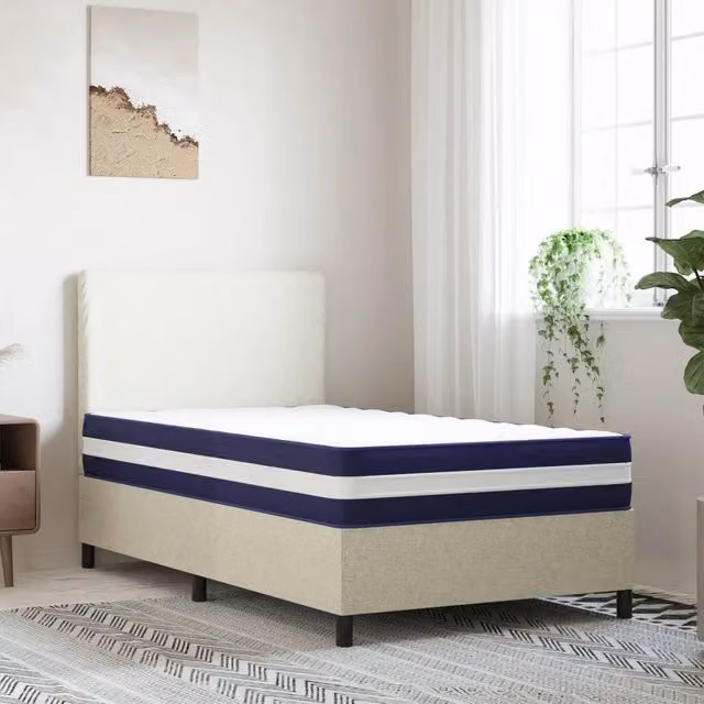 Materasso a molle insacchettate vidaXL, rigidità media H3, L 80 x P 200 cm