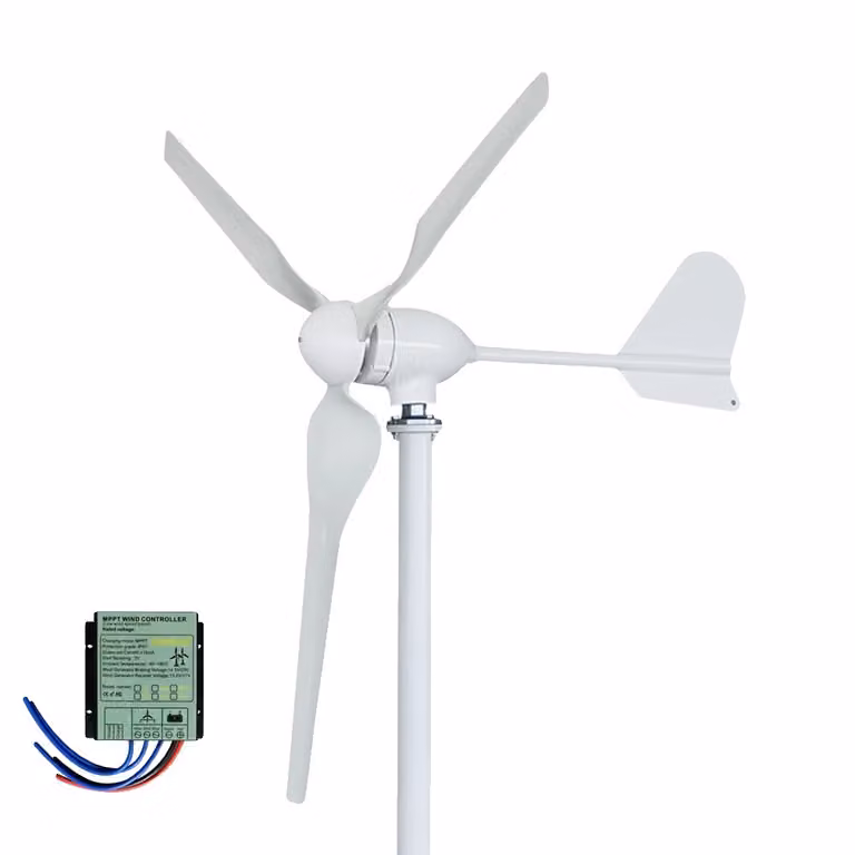 Turbina orizzontale, potenza 3000W, bassa rumorosità, con controller MPPT, 3000W, 12V