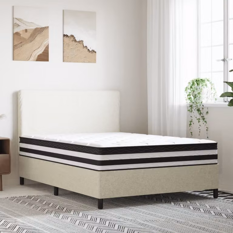 vidaXL Materasso a Molle Insacchettate Medio 140x190 cm