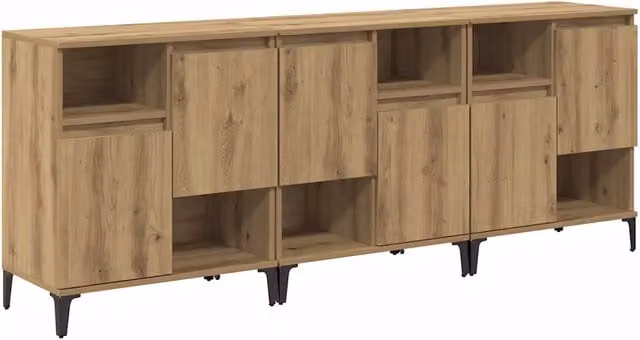 Credenza | Sideboards 3 pcs Rovere artigianale 60 x 35 x 70 cm