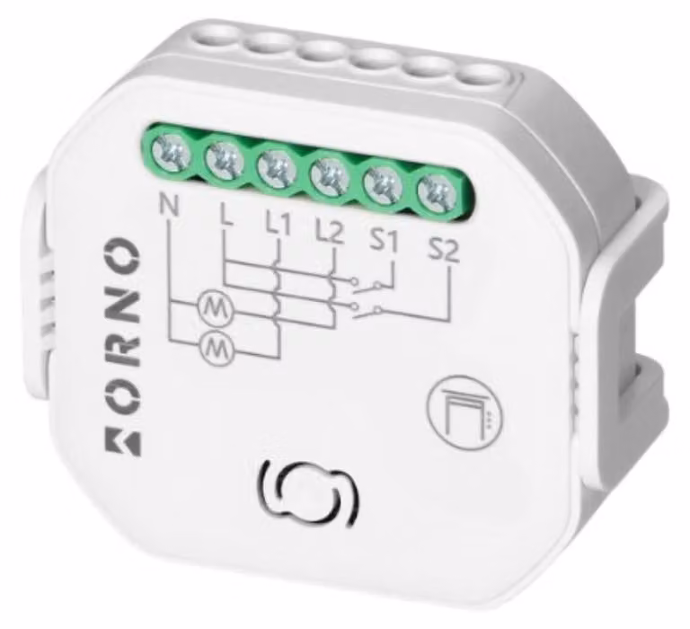 ORNO | Controller Per Tapparelle OR-SH-17104 - Wi-Fi - 10A - Smart Home - Bluetooth - Controllo Intelligente