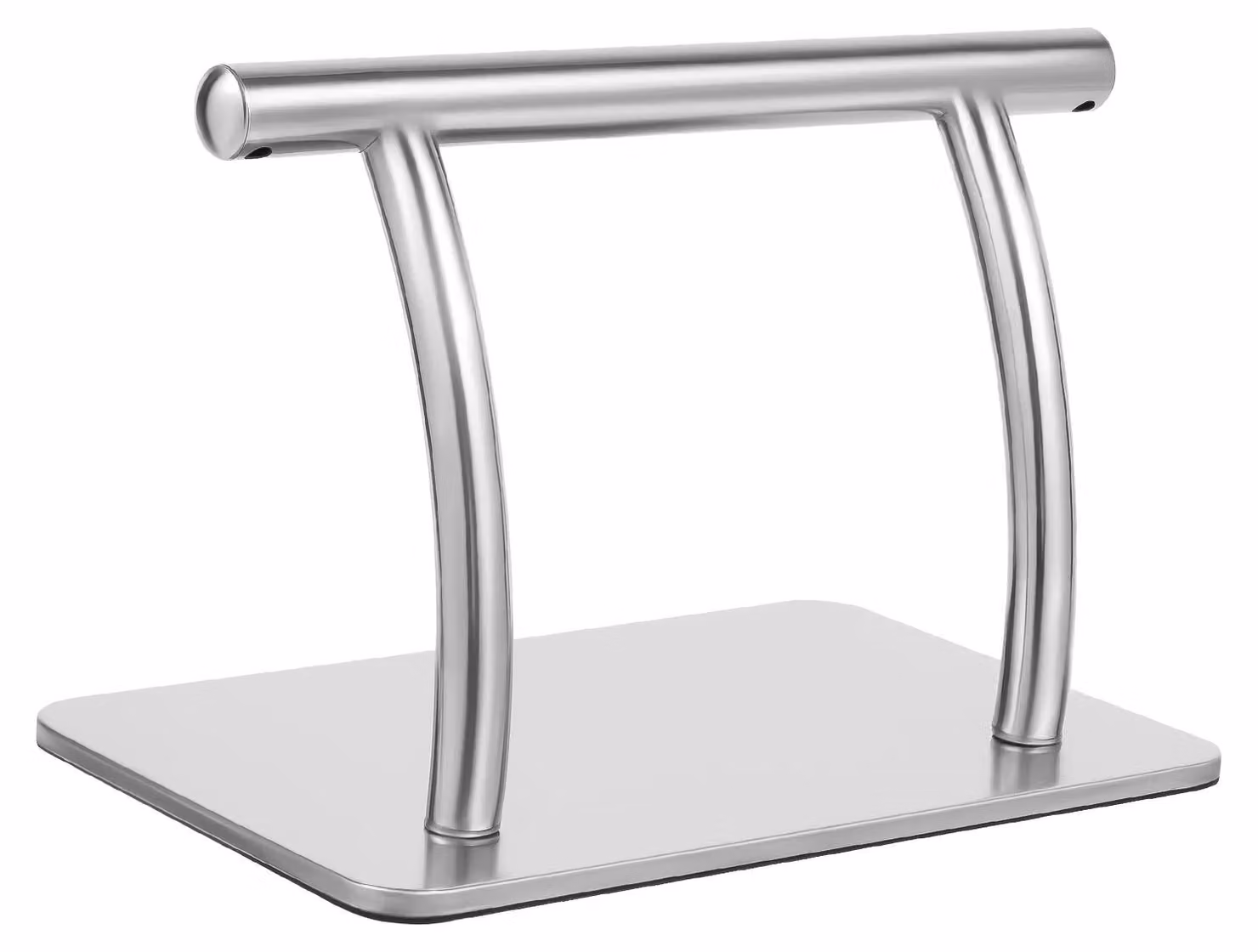 Poggiapiedi, design ergonomico, acciaio inossidabile resistente, colore argento