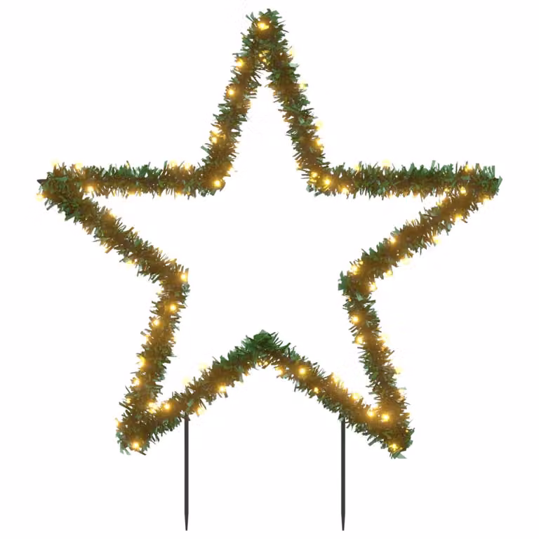 Decorazione Luminosa Natalizia con Picchetti Stella 115LED 85cm